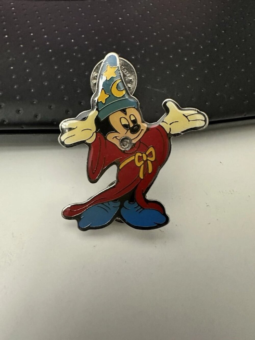 Vintage Mickey Mouse Sorcerer's Apprentice Pin with Flashing Light